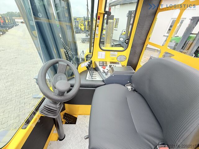 Wózek widłowy czterokierunkowy Combilift C4000 GAS DUPLEX 4600 FREE-LIFT CABIN