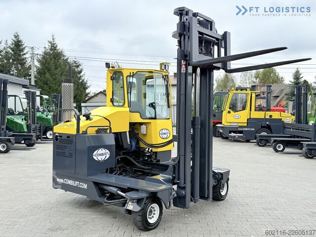 Wózek widłowy czterokierunkowy Combilift C4000 GAS DUPLEX 4600 FREE-LIFT CABIN