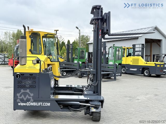 Wózek widłowy czterokierunkowy Combilift C4000 GAS DUPLEX 4600 FREE-LIFT CABIN
