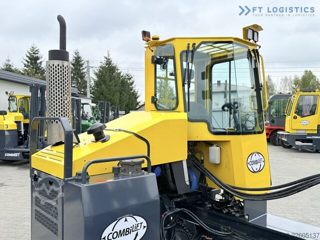 Wózek widłowy czterokierunkowy Combilift C4000 GAS DUPLEX 4600 FREE-LIFT CABIN