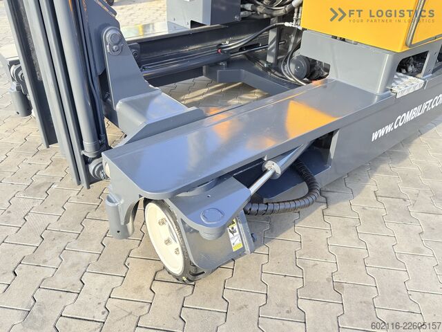 Wózek widłowy czterokierunkowy Combilift C3000 GAS DUPLEX 4500 FREE LIFT CABIN