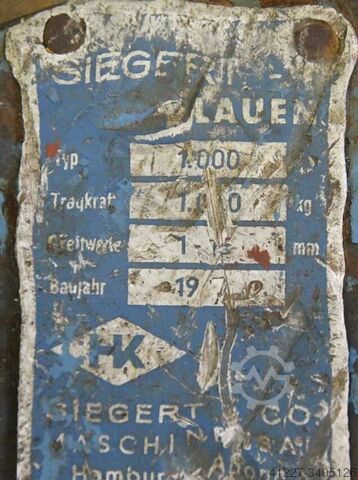 Pladeklemme 0-15 mm Siegert 1 To