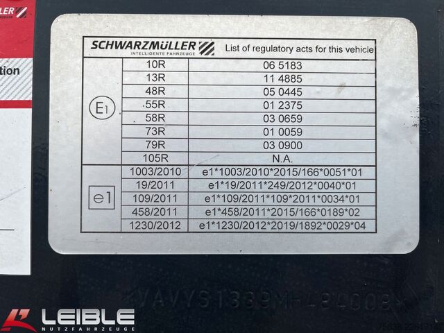 Semirremolque de troncos SCHWARZMÜLLER S1*Holzrungen & Plattform*Liftachse*SAF-Achsen*