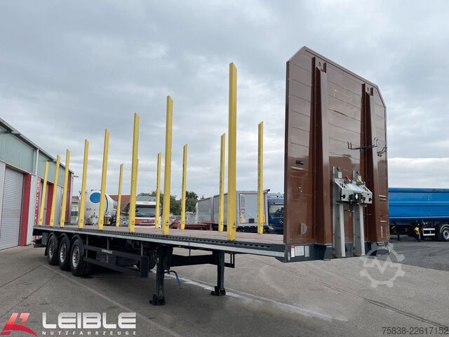 Semirremolque con plataforma de trabajo SCHWARZMÜLLER S1*Rungenauflieger*Liftachse*SAF-Achsen*