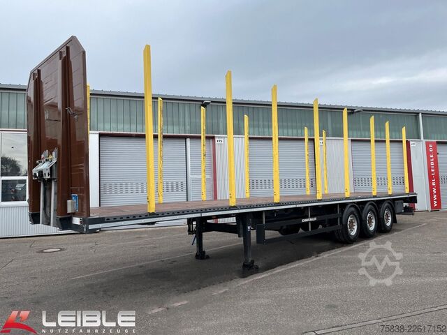 Semirremolque con plataforma de trabajo SCHWARZMÜLLER S1*Rungenauflieger*Liftachse*SAF-Achsen*