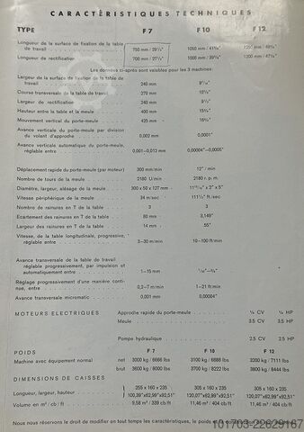 Síkköszörű gép Mägerle F7