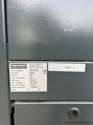 Csavarkompresszor Kaeser FSD571SFC