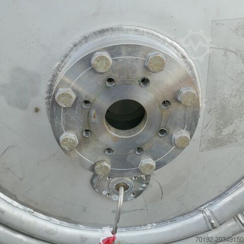 Cuve réacteur de 8 550 litres chauffée à la vapeur, Aisi 316 avec agitateur à ancre. Heinrich Nowak 9928