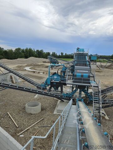 Sandwaschmaschine / Kieswaschanlage Constmach Sand Washing and Screening Stationary Sand Screening Washing Plant