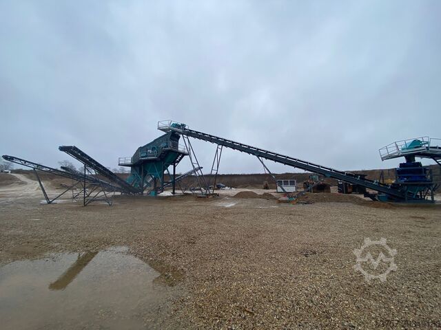 Sandwaschmaschine / Kieswaschanlage Constmach Sand Washing and Screening Stationary Sand Screening Washing Plant