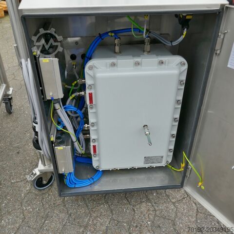 Cuve de procédé pharmaceutique mobile 87 litres, inutilisée, chauffante/refroidissante, Aisi 316 ave Brinox 9887