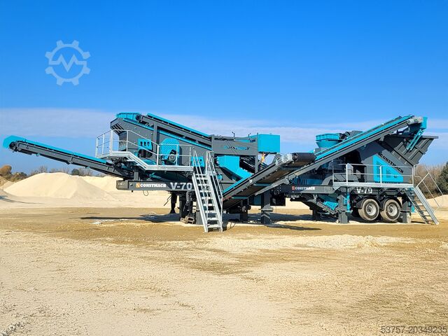 Concasseur mobile / fabrication de sable / concasseur de pierre Constmach Mobile Crushing Plant Mobile vertical shaft impact crushing