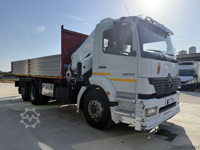 Teherautóra szerelt daru Mercedes-Benz Atego 2533 Kipper + Kran Bonfiglioli 6x2