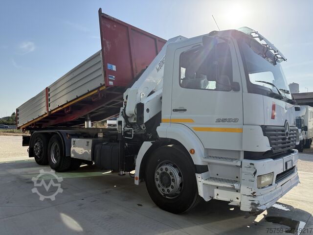 Teherautóra szerelt daru Mercedes-Benz Atego 2533 Kipper + Kran Bonfiglioli 6x2