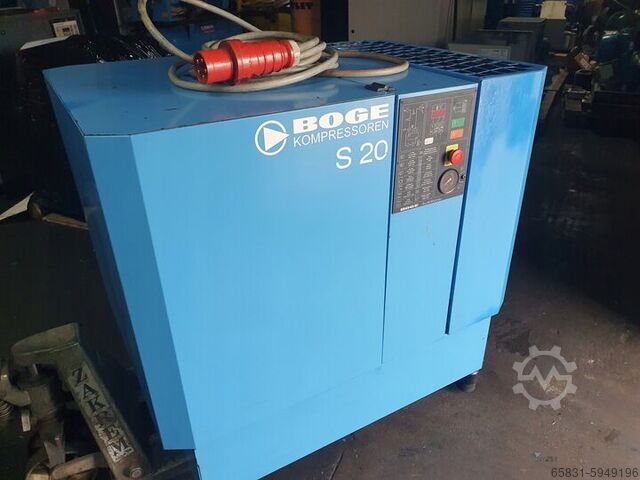 COMPRESOR DE TORNILLO BOGE S 20 BOGE S 20