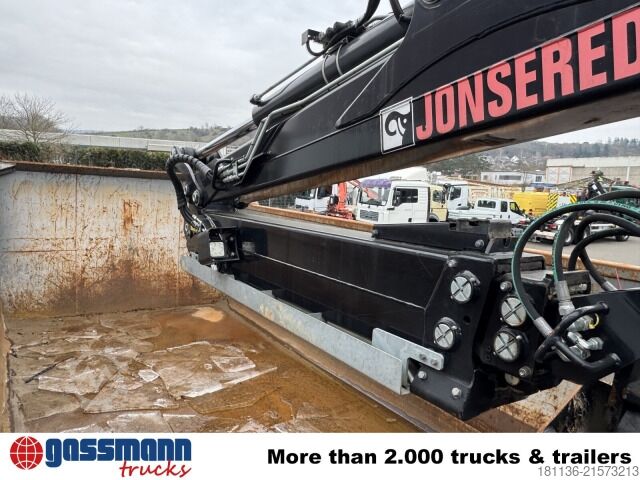 Afzetcontainer  Abrollcontainer mit Kran Jonsered 1300RST96, Funk