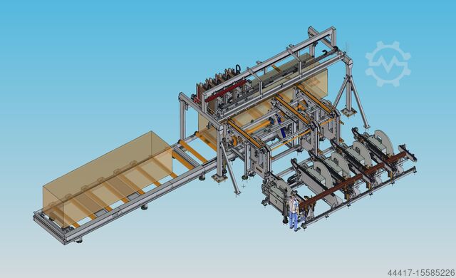 Paternostapelaar met lattenbundel WDT Maschinenbau