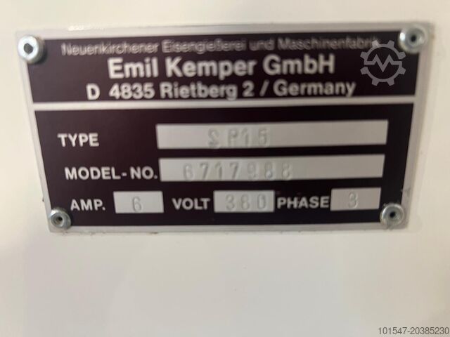 Misturador em espiral Kemper SP 15