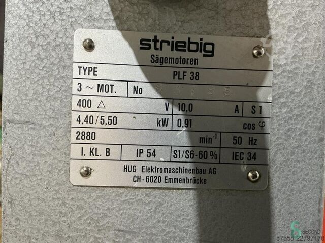 Serra vertical de painéis Striebig Standard III TRK 6220 A, ano 2001 Striebig Standard III TRK 6220 A