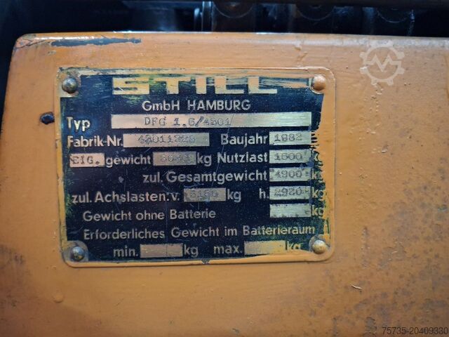 Vorkheftruck STILL DFG 1.6/4301