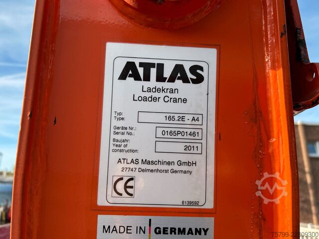 Autolaadkraan IVECO Stralis 360 ATLAS 165.2E A4 Klappbar 4x Hydrl.
