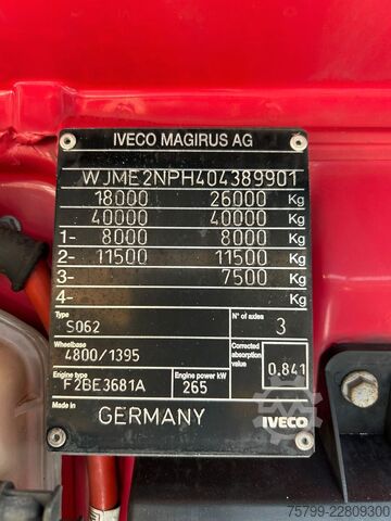 Autolaadkraan IVECO Stralis 360 ATLAS 165.2E A4 Klappbar 4x Hydrl.