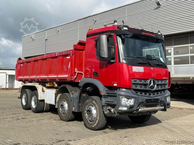 Tipvogn MERCEDES-BENZ Arocs 4143 8x4 4-Achs Kipper Meiller Bordmatik