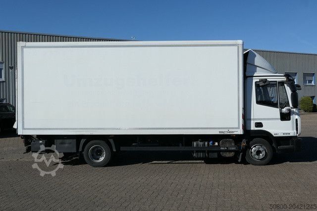 Vrachtwagen met bakwagen IVECO 80E18 4x2, LBW, AHK, Klima, 6.100mm lang