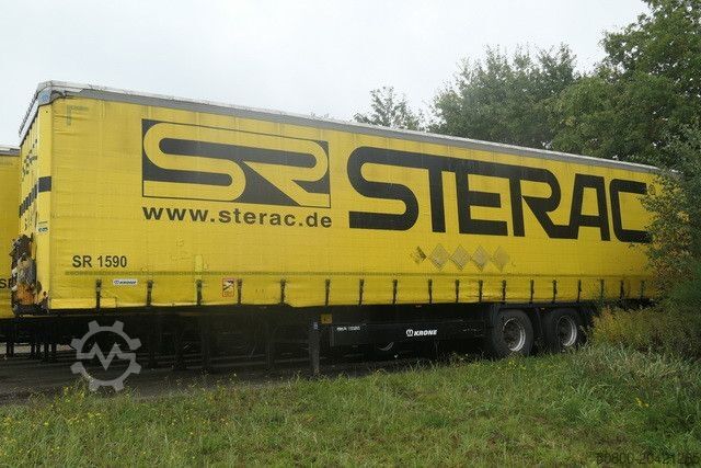 Open oplegger met zeil KRONE SD, Edscha, BPW, Trommel,Luft,Mehrfach auf Lager
