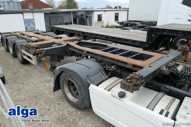 Swap body semitrailer PACTON TXC343, 2x20/1x20/1x30/1x40/1x45 Fuß Container