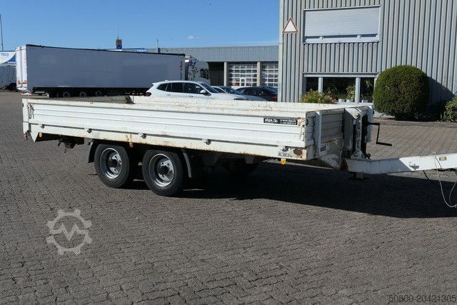 Open aanhangwagen MÜLLER-MITTELTAL ETÜ-TA, Tandem, 5.100mm lang, Zurrösen,Tieflader