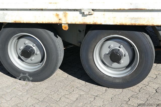 Open aanhangwagen MÜLLER-MITTELTAL ETÜ-TA, Tandem, 5.100mm lang, Zurrösen,Tieflader