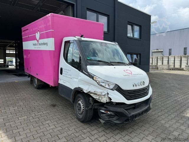 Dubă cu caroserie tip cutie IVECO Daily 35S14 Hi-Matic Koffer*Ahk*Seiten tür*
