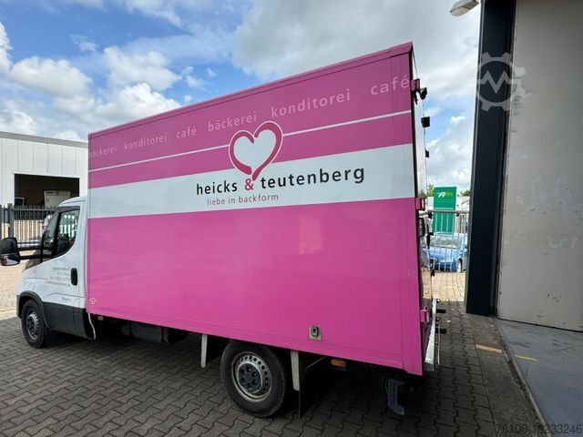 Dubă cu caroserie tip cutie IVECO Daily 35S14 Hi-Matic Koffer*Ahk*Seiten tür*