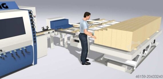 Scorniciatore Weinig E3 infeed + A3 outfeed