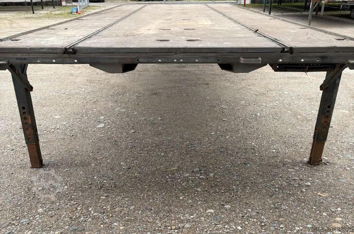 Wechselpritsche offen Wecon Plattform mittig Zurrringe für Holz usw.