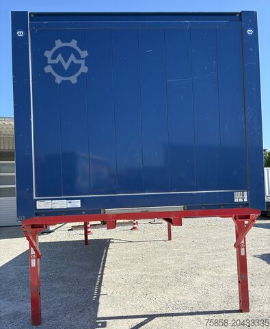 Wechselbrücke mit Pritsche Krone 7,45m BDF Baustoff Multilockrahmen