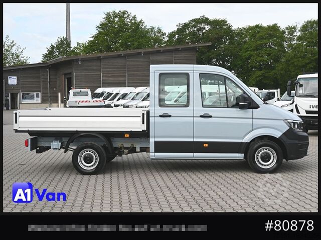 Pick-up bestelwagen VOLKSWAGEN Crafter 35 Pritsche Doka, AHK, 7-Sitzer, Heckantrieb