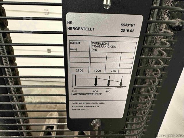 High Lift stacker BT SWE 100