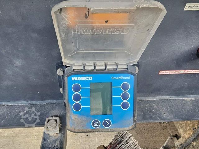 Kipper Auflieger LANGENDORF 53,6 cbm Stahlmulde, Lift, SAF Scheibe, Türen