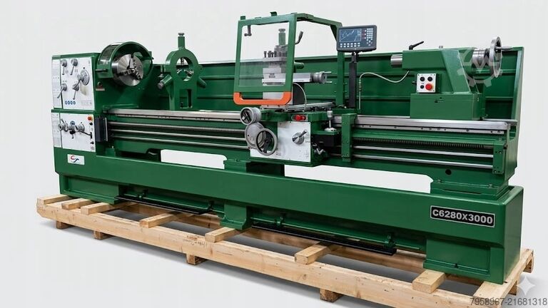 Torna Makinesi CQ6280 800x1500 Metal Technics Polska MTP TOKARKA CQ6280 800x1500