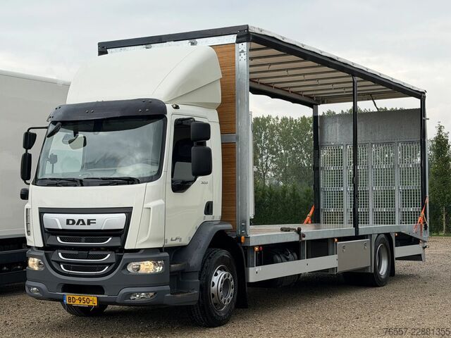 Μουσαμάς DAF CF 320 LF320.19 EURO6. OPRIJWAGEN MET SCHUIFZEI...