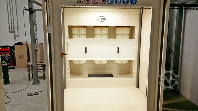Powder booth ROMER Profesionalne urządzenia do wygrze Kabina do malowania proszkowego KPD