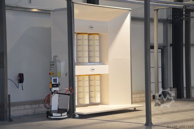 Powder booth ROMER Profesionalne urządzenia do wygrze Kabina do malowania proszkowego KPD