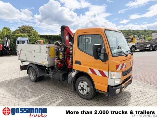 Tipper van Mitsubishi Pfau Cityjet C60 4x2 mit Kran Fassi Fassi
