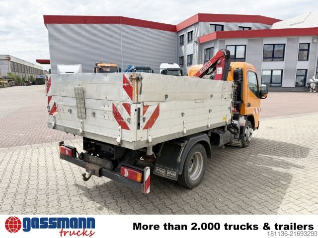 Tipper van Mitsubishi Pfau Cityjet C60 4x2 mit Kran Fassi Fassi