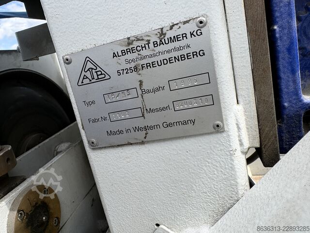 Albrecht Bäumer habvágó gép Albrecht Bäumer IS/MS