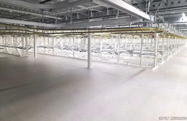 Placă aglomerată pardoseală platformă de depozitare ca. 6.000 m² - 38 mm Spanplatte Typ P6 - ab 10€ pro m²