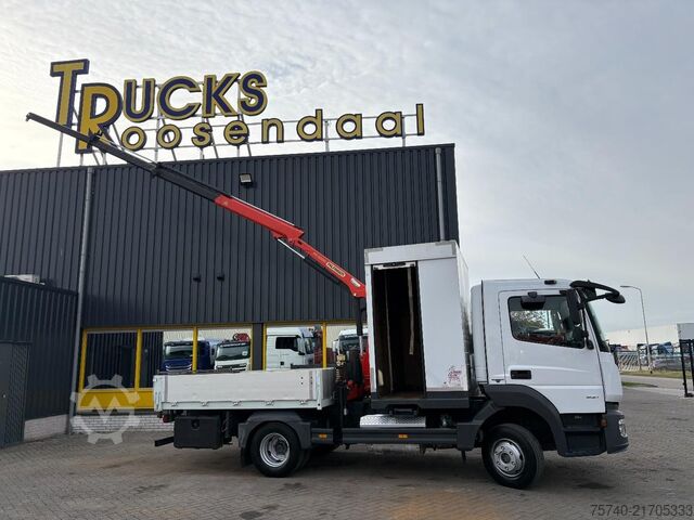 Φορτηγό γερανού Mercedes-Benz Atego 921 + PALFINGER 4200 + EURO 6 + PERFECT C...
