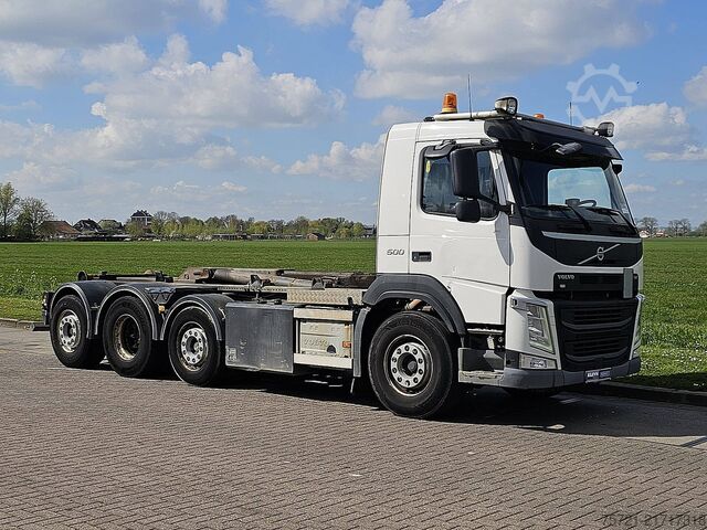 Containertransport (haakarmsysteem) VOLVO FM 500 6X2 TRIPLE HOOKLIFT